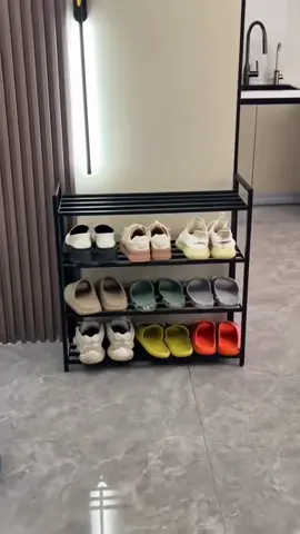 ชั้นวางรองเท้าสแตนเลส'ชั้นวางรองเท้า 100_75_60cm'ชั้นสแดนเลสติดตั้งง่าย 