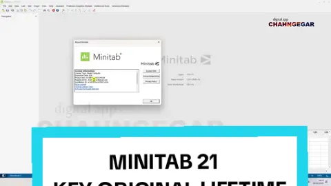 Minitab 21 Software Statistik Original Lisensi Visualisasikan, analisis, dan manfaatkan kekuatan data Anda untuk memecahkan tantangan bisnis terberat Anda. Minitab adalah salah satu aplikasi terbaik untuk mengolah data dan analisis statistik. Aplikasi ini dikenal mirip fungsinya dengan aplikasi IBM SPSS dan Eviews. Memiliki tampilan yang mirip dengan Microsoft Excel memudahkan untuk mengolah data statistik dengan baik. Software ini mampu menganalisis data statistik yang kompleks dengan berbagai fitur analisis statistik lainnya. Aplikasi Minitab adalah software terbaru yang memiliki keunggulan dari aplikasi pengolah statistik lainnya yaitu pengolahan statistik khusus Analysis of Variance (ANOVA), Experiment Design, Multivariat Analysis, Time-Series Analysis, Statistical Process Control, Data Quality Analisis, dan masih banyak lagi fitur untuk membantu mengolah data statistik kalian. Aplikasi ini juga merupakan alternatif terbaik untuk melakukan pengolahan data statistik dengan baik. Fitur Software Minitab Terbaru : - Provides tools you need to analyze data and find meaningful solutions. - Take the work out of data prep with one-click import. - Python Integration: ability to call python scripts from Minitab Statistical Software. - Optimal Tree with option to select alternative trees. - Intuitive menu options to sort, stack, transpose, and quickly recode your data. - Export graphs and output to Microsoft Word or PowerPoint to easily create presentations. - Measurement Systems Analysis tools. - Relative Variable Importance. - Multi-Vari chart in the Quality Tools menu is the original chart. - Time Series and Forecasting tools. - Power and Sample Size tools, and many more! #spss #minitab #minitab21 #smartpls #smartpls4 #olahdata #datastatistik #olahdatatesis #windows #windows10 #windows11 #chahngegar  for more @chahngegar - store software premium trusted