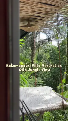 Nyesel sih kalau gak coba stay disini 🥹#pramanavillas #sacredvalleyubud #villawithjungleview #lodge #junglelodge  📍Sacred Valley Ubud by Pramana Villas