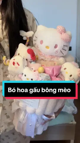 Bó hoa gấu bông mèo hello kitty tăng quà 8/3 #bohoagaubong #bohoagaubongmeohellokitty #bohoagaubongohoagaunhoibong #hoatang8_3 #hoatang8thang3 #viral #xuhuong #CapCut 