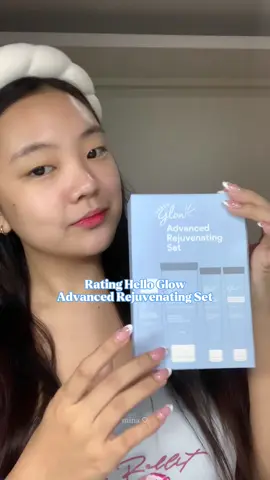 you need to try this gentle rejuvenating set 🧖🏻‍♀️💙🫧 #helloglow4ever #helloglow #helloglowofficial #becauseyourskinmatters #skincare #skincareset #fyp 