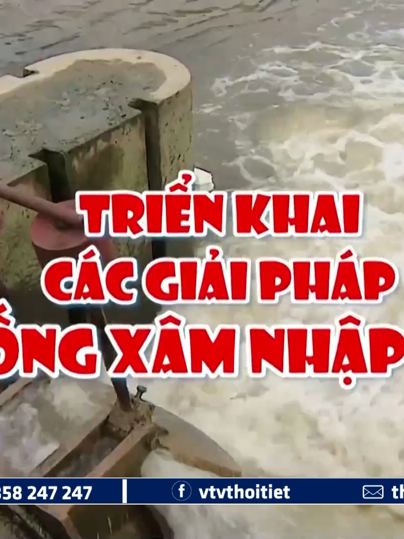 Triển khai các giải pháp chống xâm nhập mặn | VTVWDB