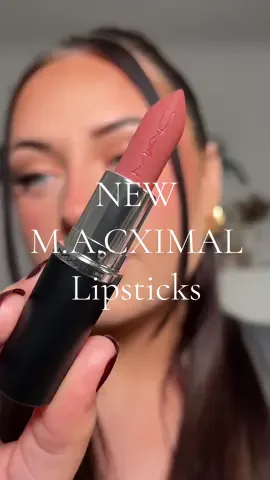 AD | get ready with me using the NEW @maccosmetics M.A.CXIMAL lipstick - Warm Teddy 🤎💋 Other Shades Shown -  Ruby Woo Mehr  Marrakesh  12 hours of bold, comfortable and silky matte wear. #WEARMAC #MACXIMAL #macpartner #liptutorial 