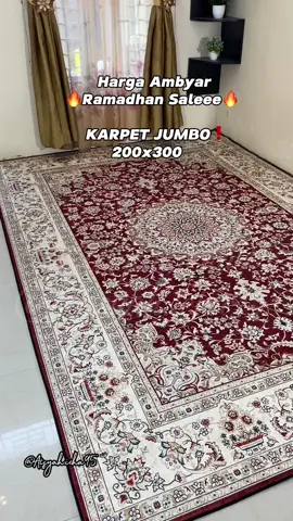 Karpet jumbo pas banget untuk menyambut hari raya, banyak pilihan motif dan ukuran lain nya😍 #karpet #karpetviral #karpetjumbo #karpetaesthetic #karpetlantai #karpetmurah #karpetruangtamu 