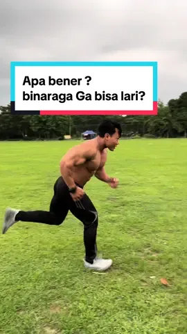 Binaraga emang bisa lari? Larinya slowmotion 😭