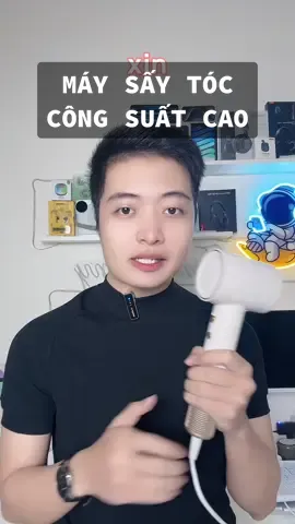 Mới tìm thấy cái máy sấy tóc tốc độ cao này thiết kế đẹp mà sấy lại êm lắm nha mn 🥳 #maysaytoc #maysaytocmini 