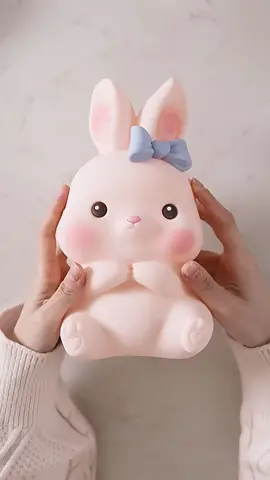 Cute Bunny Touch Sensor Night Light For Kids! #nightlight #tablelamp #kidsroom #homedecor #bedroom #bunny #siliconeproducts #gifts #ledlights