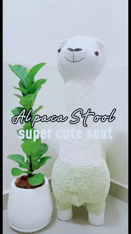 Alpaca stool seat super cute.. 4 pilihan warna menarik..jom dapatkan sekarang.. #seo #stool #chair #alpaca #kerusi #fyp 