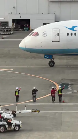 Ground staff bowing and waving to every aircraft leaving the airport in Japan ✈️🥹 reason 9282726 to love this country! Check out my Ultimate Japan Guide (linked in bio) 🇯🇵 #japan #japantrip #🇯🇵 