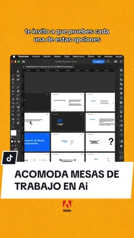😫 ¿Tardas mucho tiempo acomodando las mesas de trabajo en Adobe illustrator? 😉 Te traigo un tip para acomodarlas fácilmente ¿lo conocías? 🤝🏽 Sígueme para más consejos de diseño gráfico y guarda el video para después. #diseñografico #diseñográfico #diseñograficotips #illustrator #adobeillustrator #illustratortutorial #illustratortips #illustratortips #illustrator @Adobe 