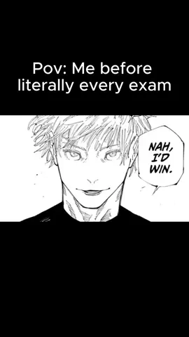 Nah I'd lose. #meme #memes #anime #gojo #gojosatoru #nahidwin
