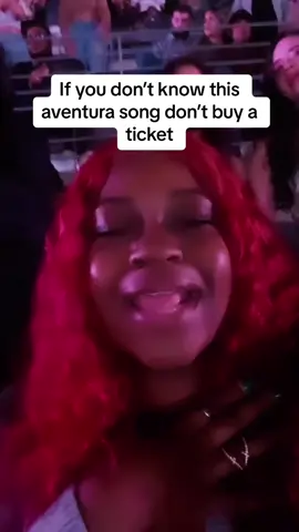 Why you buying tickets to see aventura if you don’t know the songs You guys better leave a ticket for my homegirls and i 😭 #aventura #dileelamor #romeosantos #aventuratour #nyc #ny #concert 