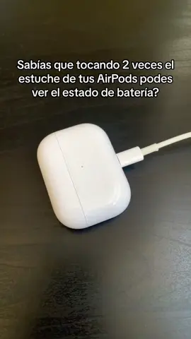 Les dejo un tip para conocer el estado de la batería del Airpod Pro 2 🤓😎 #tips #airpods #airpodspro2 #apple #fyp #foryoupage #nissei #nisseiparaguay #parati 