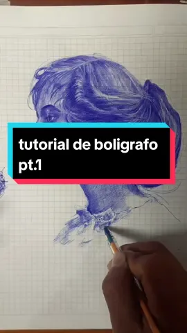 tutorial de boligrafo pt 1.  #art  #draw  #tutorial #dibujo #boligrafo #dibujosfaciles 