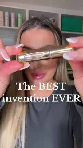 I am going to be taking this EVERYWHERE 👏🏼🤣 #refillableperfumebottle #portableperfume #portableperfumebottle #refillableperfume #hack #spotlight #tiktokmademebuyit #fyp 