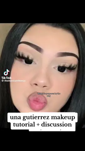 “latina makeup” una gutierrez aka brooklyn chapman makeup tut & my opinion on latina fishing #makeup #makeuptutorial #BeautyTok #flawlessmakeup #latinamakeup 