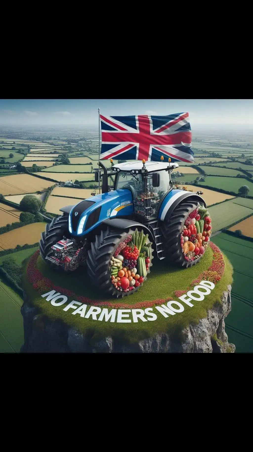 Support your local farmers no farmers no food. The elite are trying to controll everything. Back your local farmers in any  protest. Our ancestors where farmers and my family still are. #ukfarmers #protestfarmers🌾🌾🚜 #farm #nofarmersnofood 