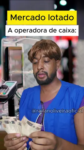 por isso a fila não anda 🤣 #fyp #caixa #humor #operadoradecaixa #mercado 