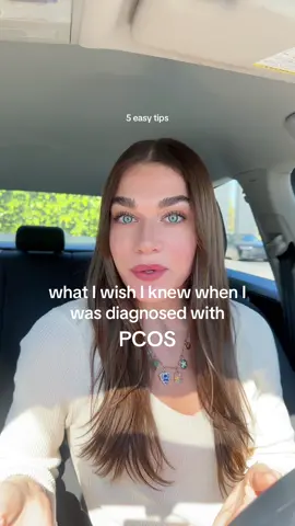 Things that I wish I knew when I was first diagnosed with PCOS! I am here for you all and would love to chat so please comment anything you would like for me to share 🤍 #pcos #pcosawareness #pcosweightloss #pcostips 