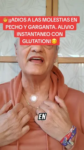 📣  *ADIOS A LAS MOLESTIAS EN PECHO Y GARGANTA. MI ALIVIO INSTANTÁNEO CON GLUTATION* 💪🏼 😫 Llevo unos días con molestias en el pecho y la garganta, con algo de tos e irritación. - 👉🏼 Por eso me he colocado un parche de Glutation en el cuello. - 👉🏼 Este dispositivo de fototerapia patentada de LifeWave no introduce ninguna sustancia en mi cuerpo y estimula la producción de mi propio glutation. - ❇️ El glutation es el antioxidante por excelencia, ayuda a fortalecer mi sistema inmunológico y a eliminar toxinas. - 📌 En solo dos días ya estoy notando una gran mejoría. - ✅ Si quieres saber mas sobre este dispositivo, consultarme, o incluso pedírmelos, pincha en el enlace Linktr.ee que está en la biografía de mi perfil. Ve al botón 