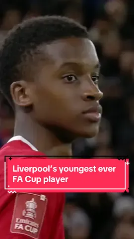 𝐻𝒾𝓈𝓉𝑜𝓇𝓎 𝑀𝒶𝓀𝑒𝓇  Trey Nyoni becomes Liverpool's third youngest player ever and their youngest to make an appearance in the #FACup 🔴 #EmiratesFACup