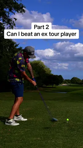 Can I beat an ex PGA tour pro golfer if he gives me 4 strokes between 3 holes? I’m playing against @Yohann Benson in a 3 hole match to see what it takes to win. Who do you think will win the match. #cognizantclassic #golf #PGATOUR #pga #golfcoach 