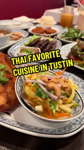 Thai favorite cuisine in Tustin is my new favorite spot for Thai restaurant 🔥🔥 Which dish is your favorite? #thaifavoritecuisine #thaicuisine #thaifood #mangosalad #tustin #friedfish #skewers #aapifoodiefam #trend #trending #fy #fyp #fypシ #foryou #foryourpage #buzzfeed #buzzfeedfood #ocfood #lafoodie #lafood #ocfoodie #foodiesofinstagram #foodieatheart #foodiegram #foodielife #vyvyfoodjourney @eatwithfoodiez 