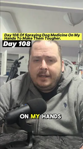 Replying to @theoneandonlydrgreenplugDay 108 Of Spraying Dog Medicine On My Hands To Make Them Tougher. #ironfist #martialarts #sisyphus #asmr #asmartialarts #motivational #inspirational #medicine #dermatology #scienceexperiment #skincareroutine #guypunchingrocks #fyp 