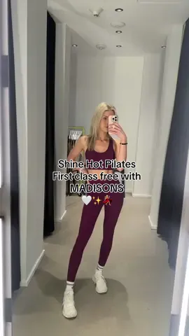 My all time favorite workout studio in Dallas: Shine Hot Pilates 🔥 with 4 different mat pilates formats, this studio brings the heat, energy, and fun. Check it out yourself with MADISONS for your first class free✨ #workoutroutine #fitnessstudio #dallastexas #dallascontentcreator #dtx #workoutmotivation #fitnesstiktok #dallastx  