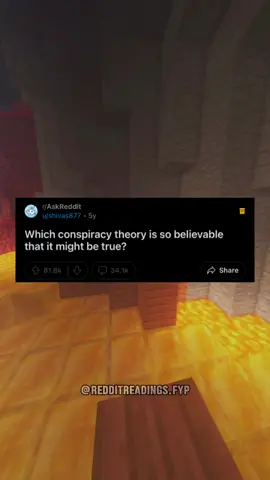 WHICH CONSPIRACY THEORY IS SO BELIEVABLE THAT IT MIGHT BE TRUE? #reddit #askreddit #redditreadings #fyp #conspiracy 