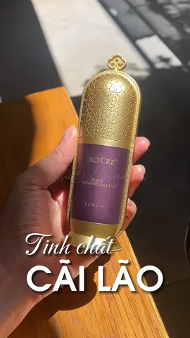 Tinh chất trẻ hoá - xoá nếp nhăn . SERUM TẾ BÀO GỐC TỰ SINH LRO’CRE #serumtrehoa #serumxoanhan #combotebaogoctusinhlrocre #lrocre #shi91cosmetics #chamsocda 