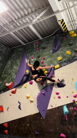 V3-V5 with some wacky pants  #climbing #climbingtok #bouldering #boulderinggym #girlswhoclimb #boulderinglife #rockclimbing 