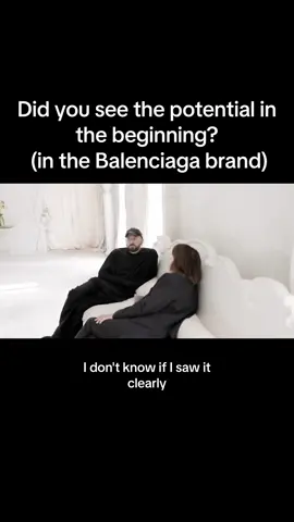Demna Gvasalia talks Balenciaga's potential and lack of 50-year history as a fashion house                              #demnagvasalia #balenciaga #fashioninterview #fashiontiktok #fashiontok #fashiondesigner #fashionispo #thefashiondialogue #fypシ 