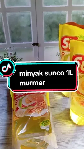 minyak sunco 1L dengan 5 x penggorean tetap bening#minyakgoreng #suncomurah #minyakhemat 
