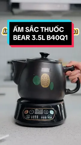 👍Ấm sắc thuốc 3.5L Bear B40Q1, đa năng, tiện lợi, có hẹn giờ. Sử dụng đơn giản. #amsacthuoc #amsacthuocbac #amsacthuocmini #bearstorevietnam
