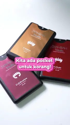 Kita ada pocket sized juga tau! #fyp #halalperfume #syahirahmalaysia #trending #foryoupage #beauty #syahirahperfume #TiktokShopMY 