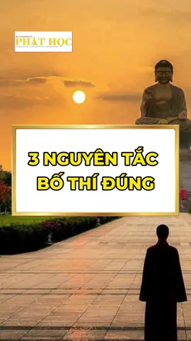 3 nguyên tắc bố thí đúng #tapchinghiencuuphathoc #hotrichinhphap #phathoc #bothi #vuvgroup