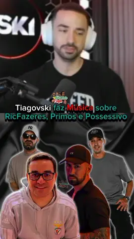 Tiagovski faz música a falar sobre os dramas com Primos, RicFazeres e Possessivo #tiagovski #fy #osprimos #fyp #ricfazeres #drama #possessivo #rap #foryou 