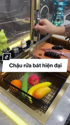 COMBO CHẬU RỬA BÁT 1 HỘC ĐA NĂNG CÓ ĐÈN LED - HIỂN THỊ NHIỆT ĐỘ THÔNG MINH & HIỆN ĐẠI.:.
