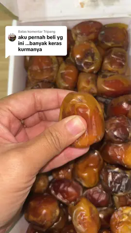 Membalas @Tripang Kurma Sukari kak yanb cenderung ke lembut yaa🙏🙏 . #kurmasukari #kurmasukariember #kurmasukari1kg #kurmasukarisafiya 