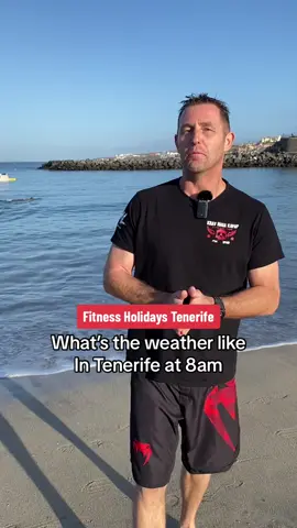 Training on the beach at 8am in tenerife. The weather is always beautiful #Fitness #holiday #tenerife 
