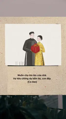 Nhớ chưa các anhhh #cadaotucnguvietnam #tho #caption #tinhyeu #vochong #fyp #xuhuong #trending  Tranh: pinterest
