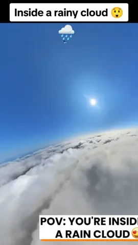 How is the inside of a cloud while Raining 🌧️😲⛈️☔🌦️ #rain #cloud #rainycloud #rainy #thunder #sky #diving #fyp   #skydiving #trending #trend  #mostviralvideo #longervideos  #sunshine_entertainment1 #rainningcloud #insideofacloud #share #fypシ @TikTok @tiktokIDofficial 