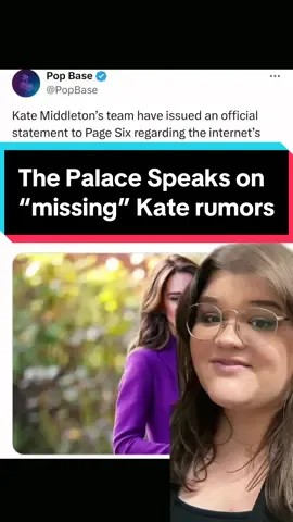 #KensingtonPalace has issued an official statement after rumors that #KateMiddleton is “missing” took the internet by storm 😅☕️ #princesskate #princessofwales #catherineprincessofwales #royal #royalfamily #royals #royalty #royaltea #britishroyals #britishroyalfamily #royalexpert #royalnews #royalupdate #royalscandal #royalgossip #royaldrama 