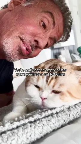 When you can’t annoy your daughters, you annoy your cat.