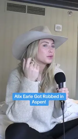 Alix Earle got robbed in Aspen! 