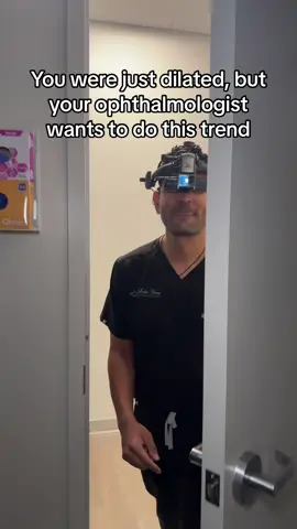 IYKYK… trying to do anything with dilated eyes is a little bit of a challenge, but anything for the vibes #ophthalmology #ophthalmologist #eyedoctor #eyecare #eyes #doctorsoftiktok #medicalhumor #visioncorrection #lasik 