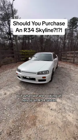Is Nissan’s R34 Skyline Sedan COOL?!?! #Nissan #R34 #Skyline #4Door #Sedan #JDM #RHD #GTR #RB20 #RB26 #FYP #Car #Cars #Japan 