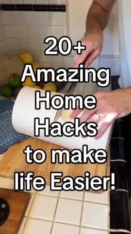 🛠️ 20+ Amazing Home Hacks to make life easier! ❤️ These easy household tips and tricks are perfect for home projects big and small!  #DIY #homeimprovement #household #tipsandtricks #lifehacks 