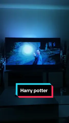 Harry potter sur une télé ambilight #harrypotter #netflix #philipshue #philips #CapCut 